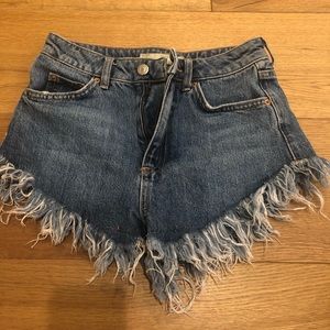 Topshop jean shorts
